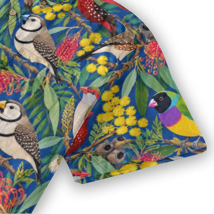All-Over Print Men's Breathable Shirt|140GSM Slub Cotton