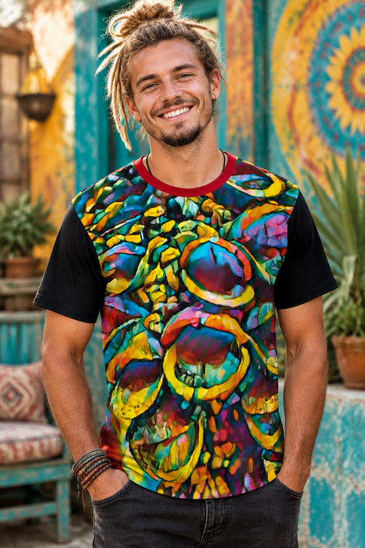 Banksia | Men’s Botanical-Print Cotton T-Shirt
