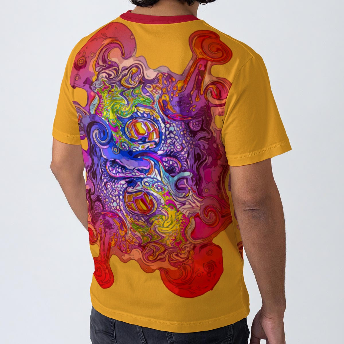 “Thingamajig” All-Over Print Men's O-Neck T-Shirt | 190GSM Cotton
