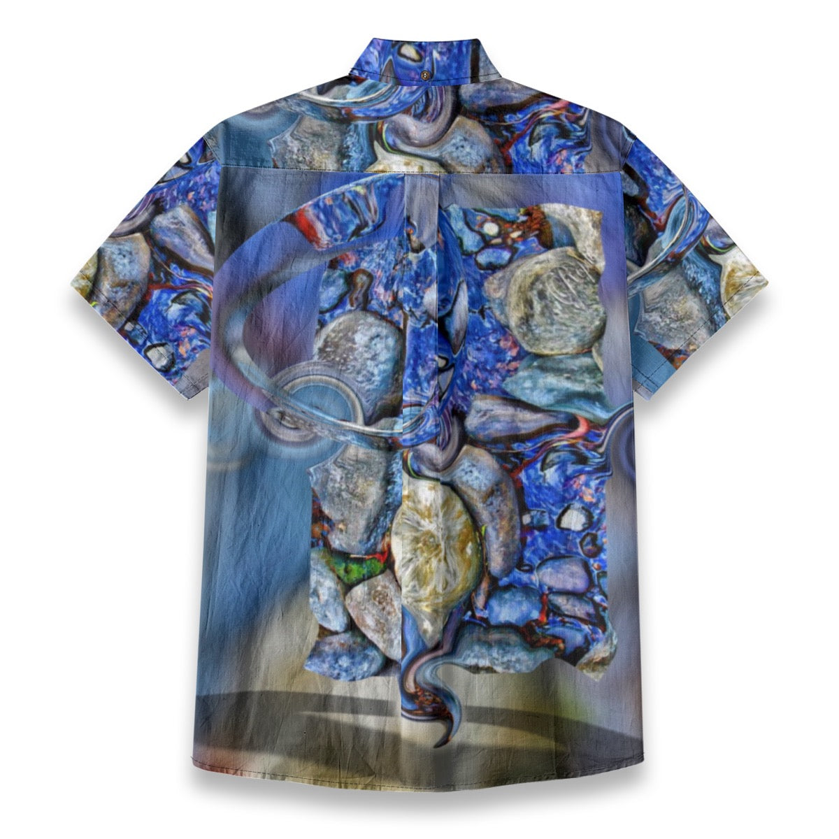All-Over Print Men's Breathable Shirt|140GSM Slub Cotton