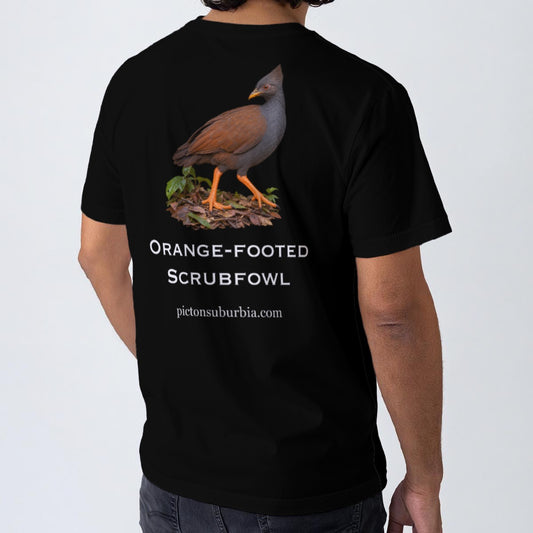 “Orange-footed Scrubfowl : Megapodius reinwardt" All-Over Print Men's O-Neck T-Shirt | 190GSM Cotton