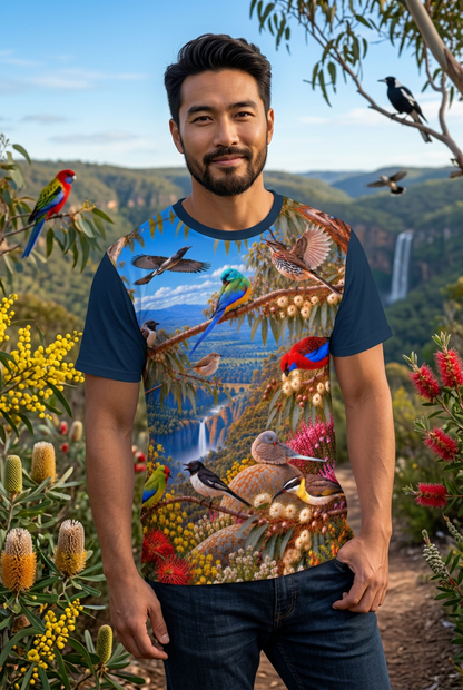 “NSW New England & North West”. All-Over Print Men's O-Neck T-Shirt | 190GSM Cotton