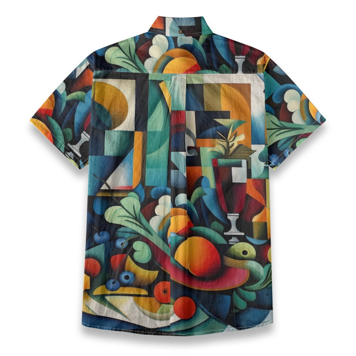 All-Over Print Men's Breathable Shirt|140GSM Slub Cotton