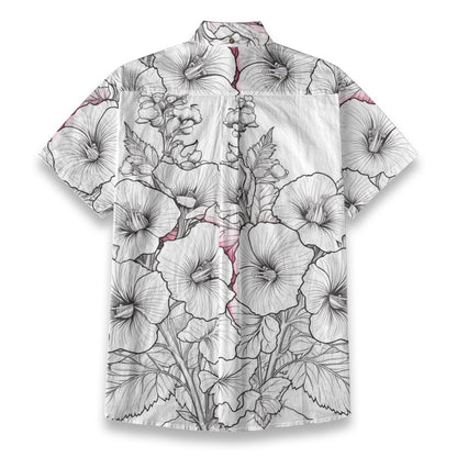 All-Over Print Men's Breathable Shirt|140GSM Slub Cotton