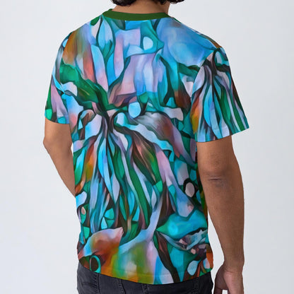 “Wild Canopy” (Four Colour Pallets) All-Over Print Men's O-Neck T-Shirt | 190GSM Cotton