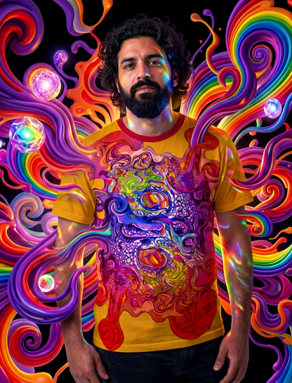 “Thingamajig” All-Over Print Men's O-Neck T-Shirt | 190GSM Cotton