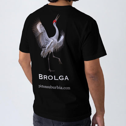 “Brolga” All-Over Print Men's O-Neck T-Shirt | 190GSM Cotton
