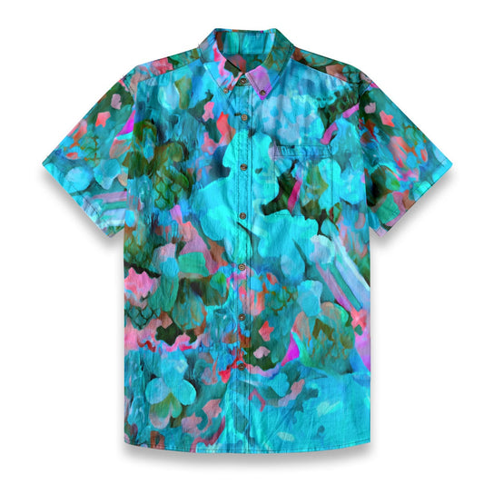 All-Over Print Men’s Breathable Shirt|140GSM Slub Cotton