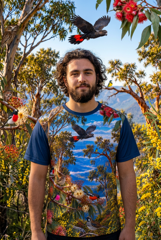 “NSW Southeast & Tablelands”. All-Over Print Men's O-Neck T-Shirt | 190GSM Cotton