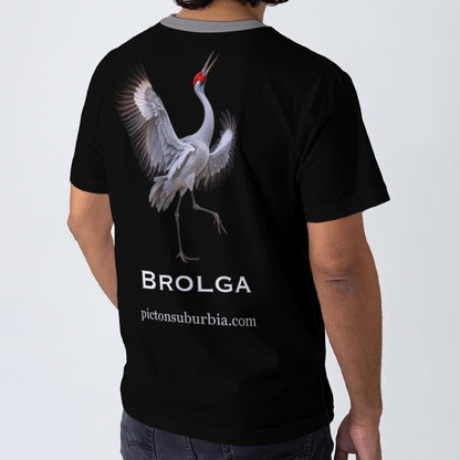 “Brolga” All-Over Print Men's O-Neck T-Shirt | 190GSM Cotton
