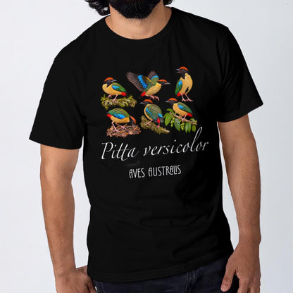 “Noisy Pitta” All-Over Print Men's O-Neck T-Shirt | 190GSM Cotton