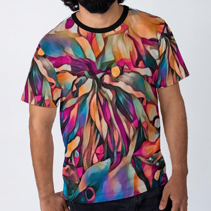 “Wild Canopy” (Four Colour Pallets) All-Over Print Men's O-Neck T-Shirt | 190GSM Cotton