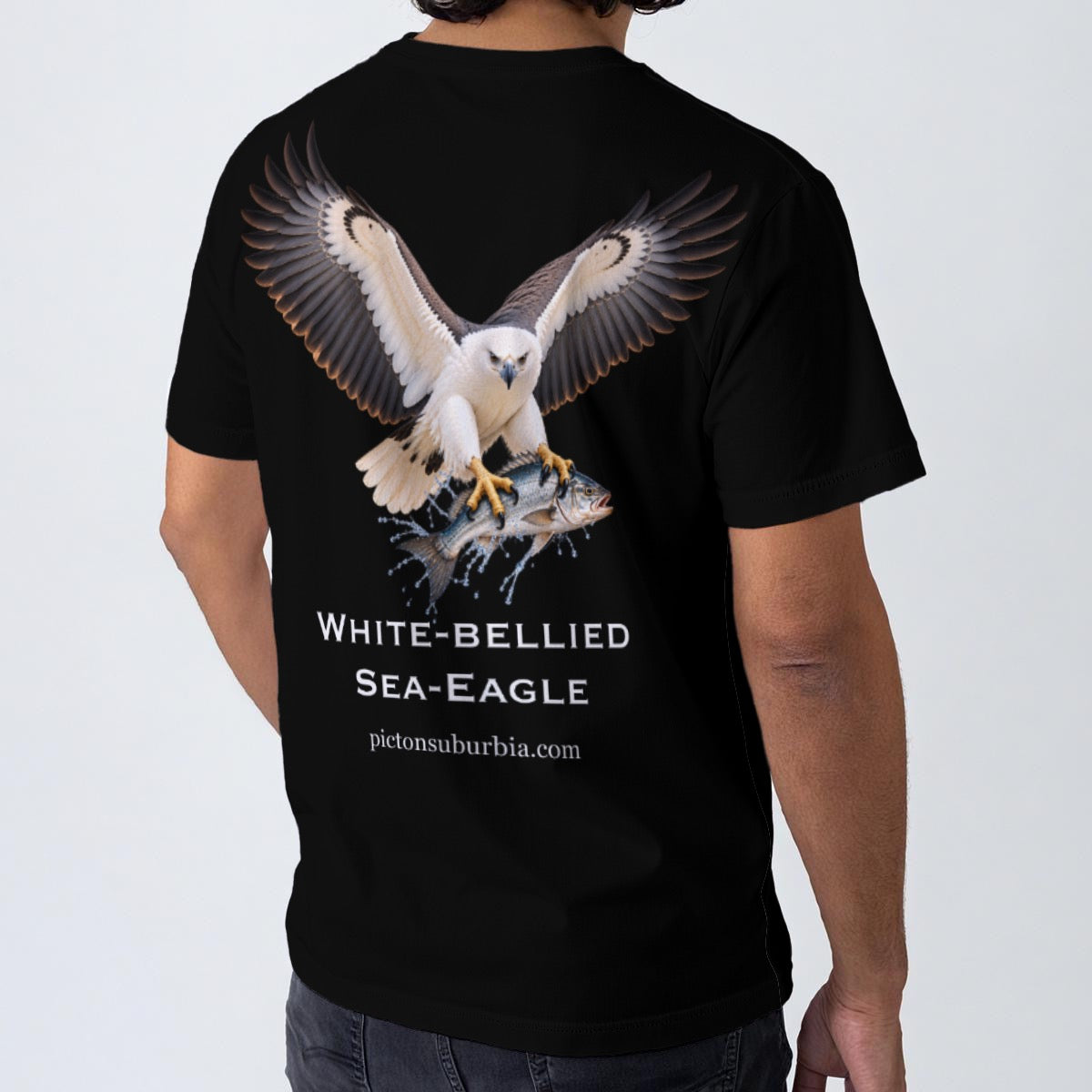 “White Bellied Sea-Eagle” All-Over Print Men's O-Neck T-Shirt | 190GSM Cotton