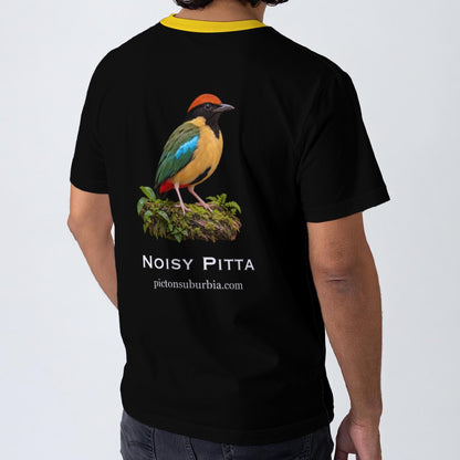 “Noisy Pitta” All-Over Print Men's O-Neck T-Shirt | 190GSM Cotton