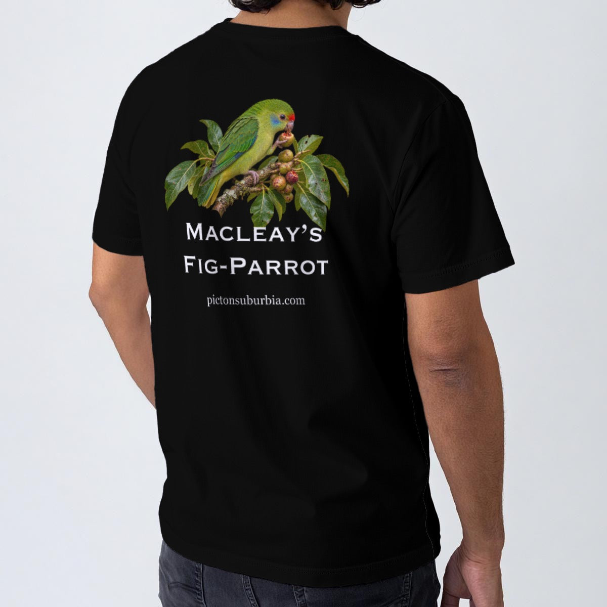 “Macleay’s Fig Parrot” All-Over Print Men's O-Neck T-Shirt | 190GSM Cotton