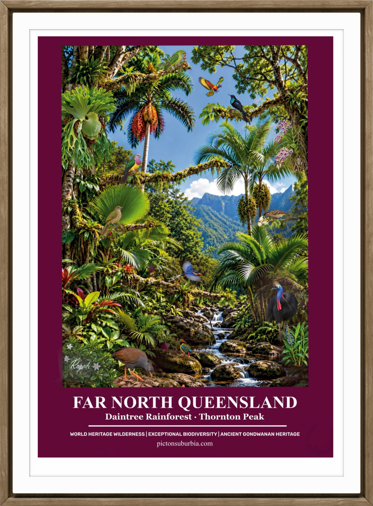 Terra Australis: Art Print “ QLD- Far North Queensland”