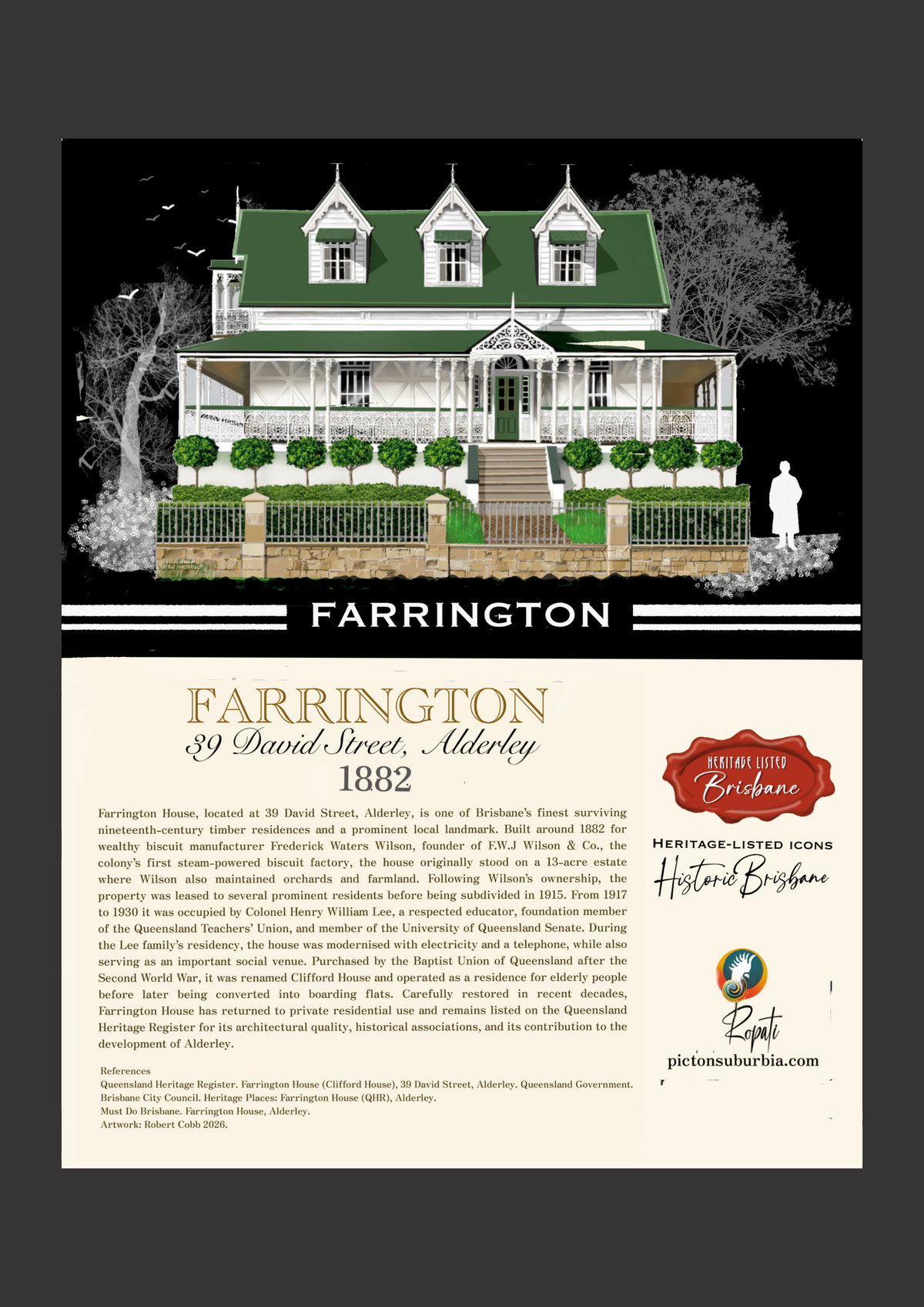 Alderley “Farrington” Greeting card Pack / Set of 5