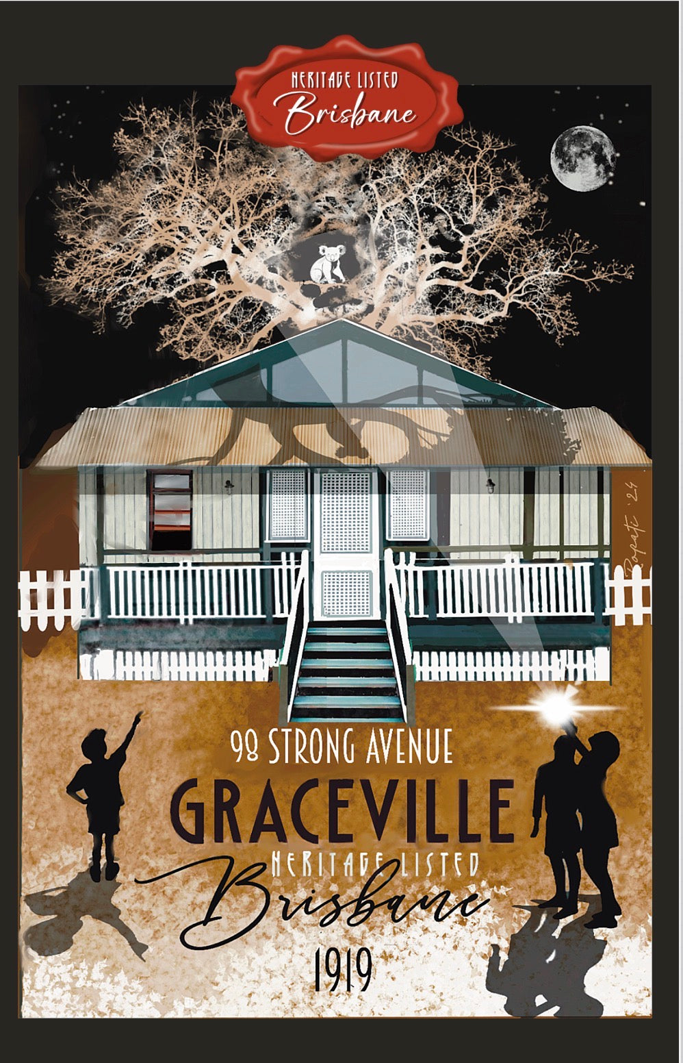 ANZAC Cottage: Graceville Greeting card Pack / Set of 5