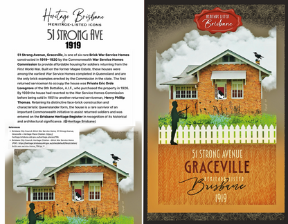51 Strong Ave: Graceville Greeting card Pack / Set of 5