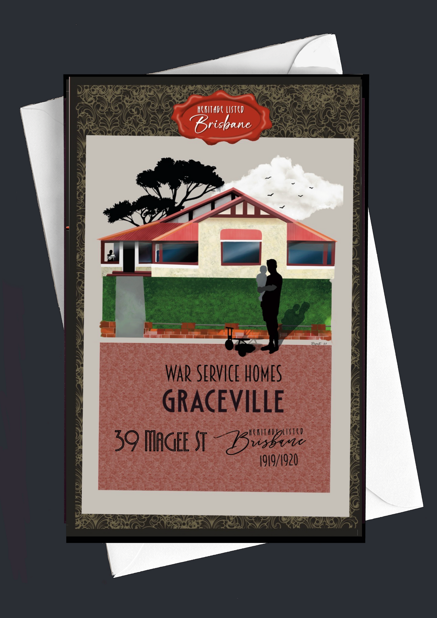 War Service Home 2: Graceville Greeting card Pack / Set of 5