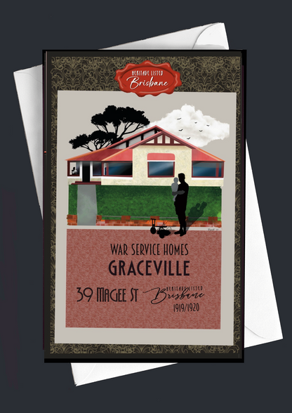 War Service Home 2: Graceville Greeting card Pack / Set of 5