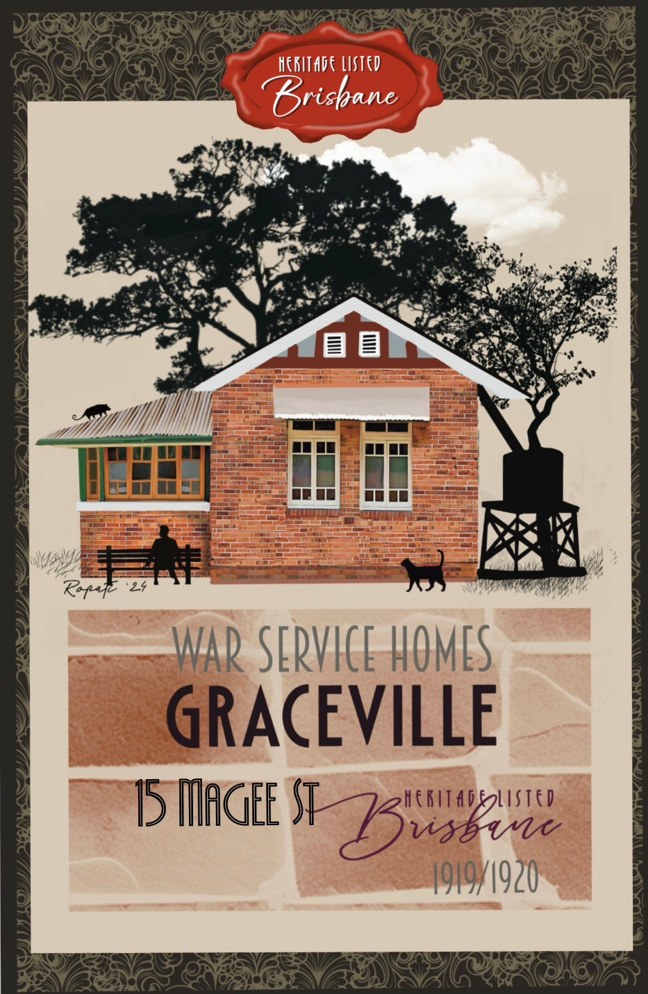 War Service Home 3: Graceville Greeting card Pack / Set of 5