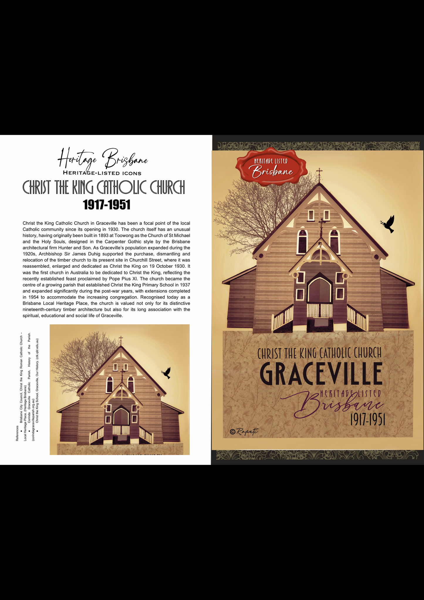 Christ the King Catholic Church: Graceville Greeting card Pack / Set of 5