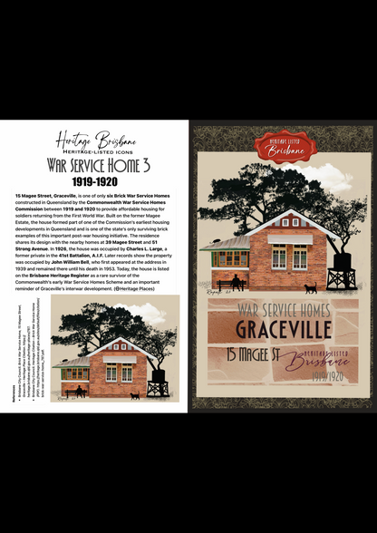 War Service Home 3: Graceville Greeting card Pack / Set of 5