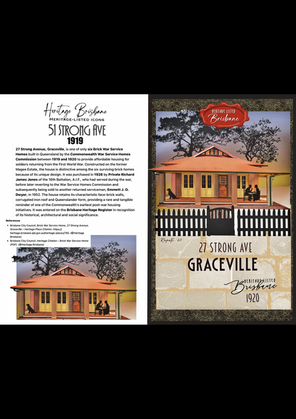 27 Strong Ave: Graceville Greeting card Pack / Set of 5