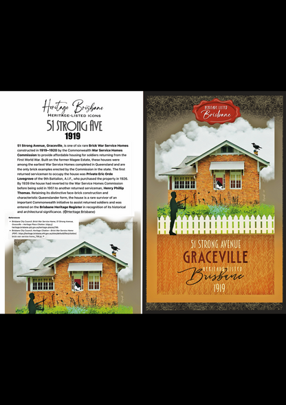 51 Strong Ave: Graceville Greeting card Pack / Set of 5