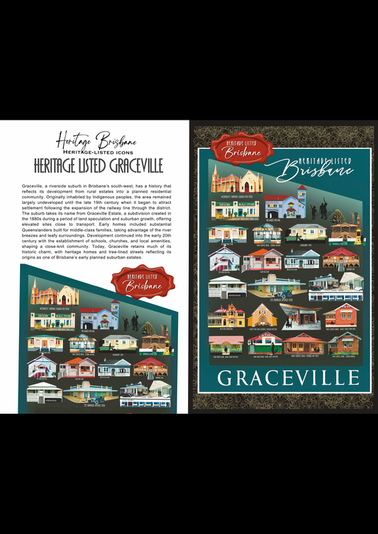 Heritage Listed Graceville Greeting card Pack / Set of 5