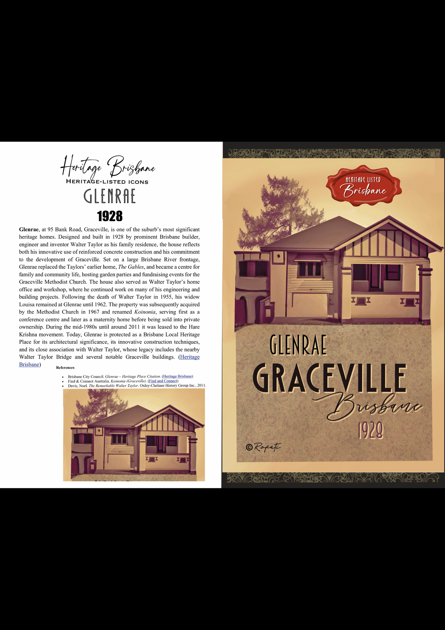 Glenrae: Graceville Greeting card Pack / Set of 5
