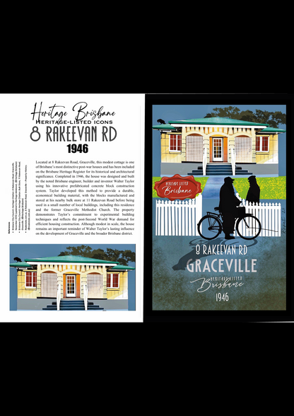 8 Rakeevan Rd: Graceville Greeting card Pack / Set of 5