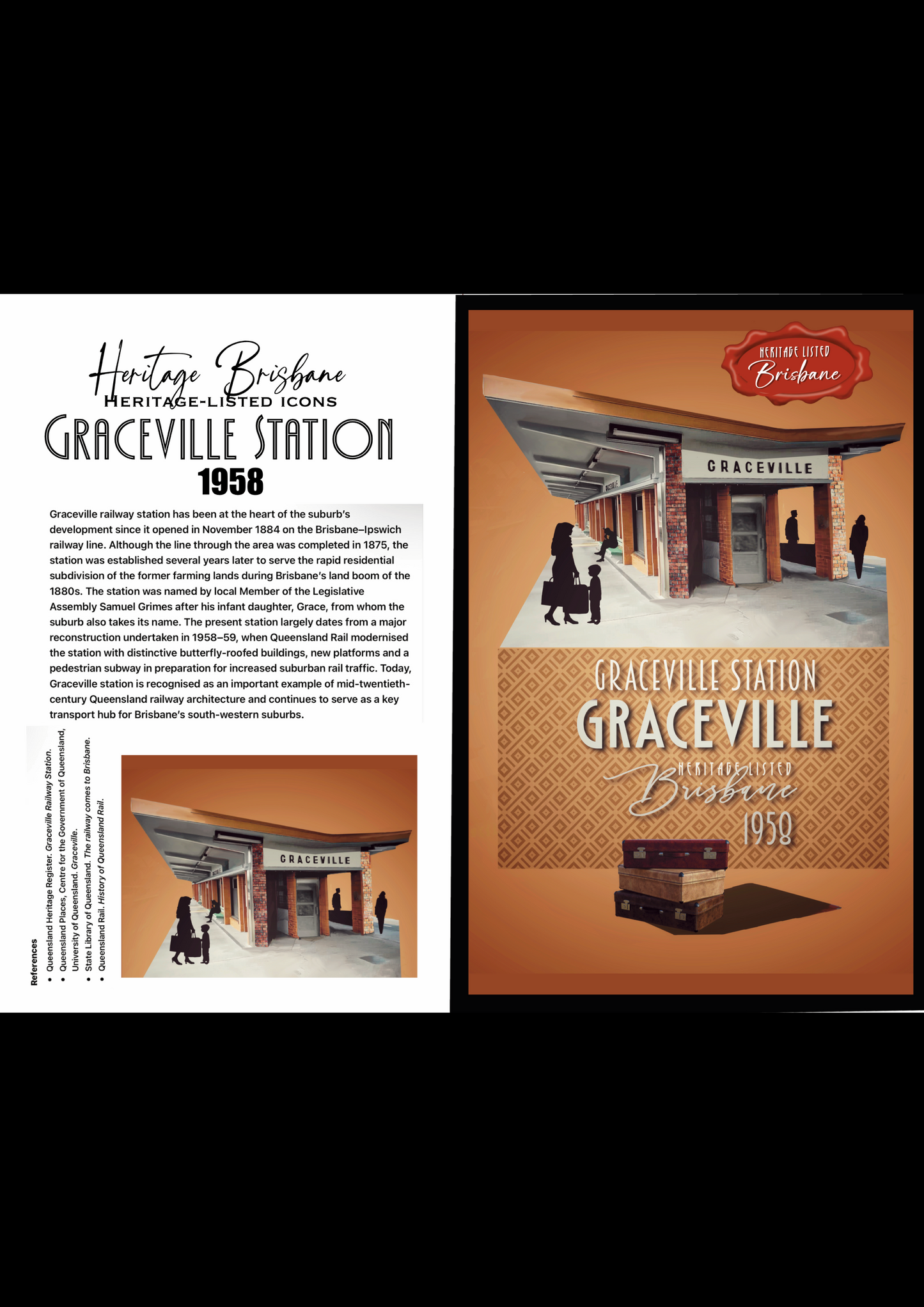 335 Honour Ave: Graceville Greeting card Pack / Set of 5 (Copy)