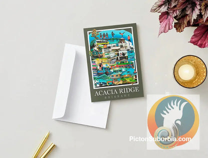 Acacia Ridge Greeting Card Pack / Set of 5 - greeting Card