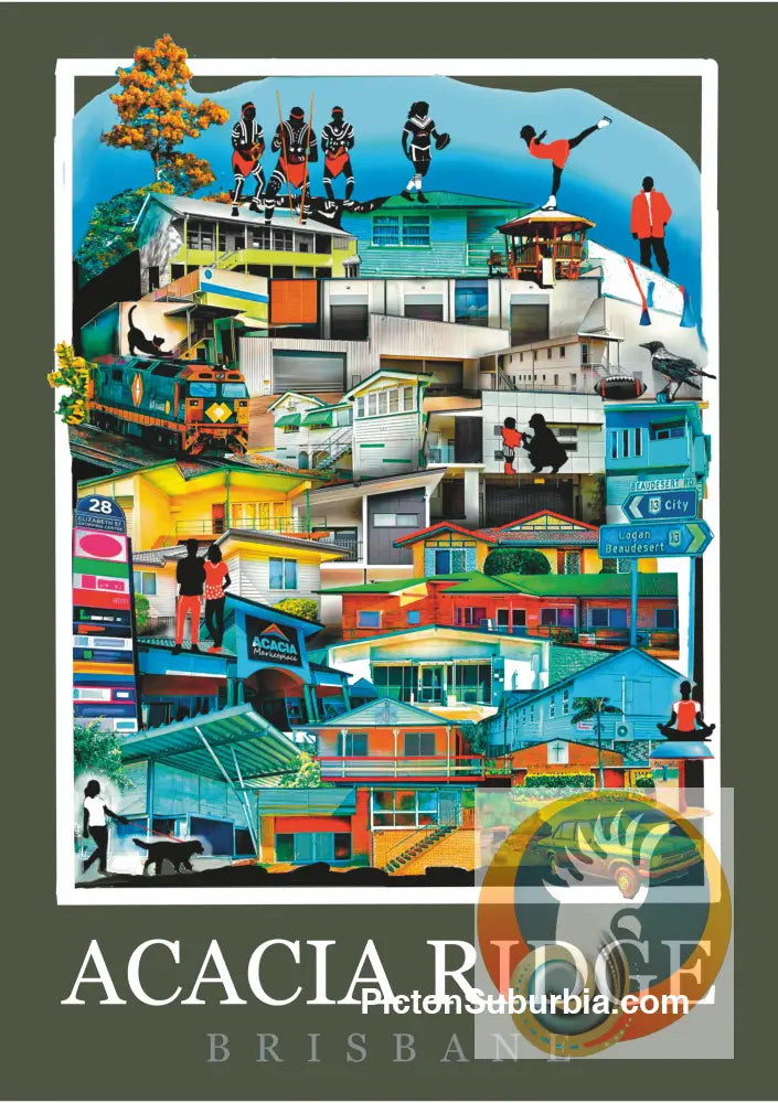 Acacia Ridge: Postcard (A6 or A5 sizes/ Set of 5) - A6 (set of 5 standard size postcards) - Physical good