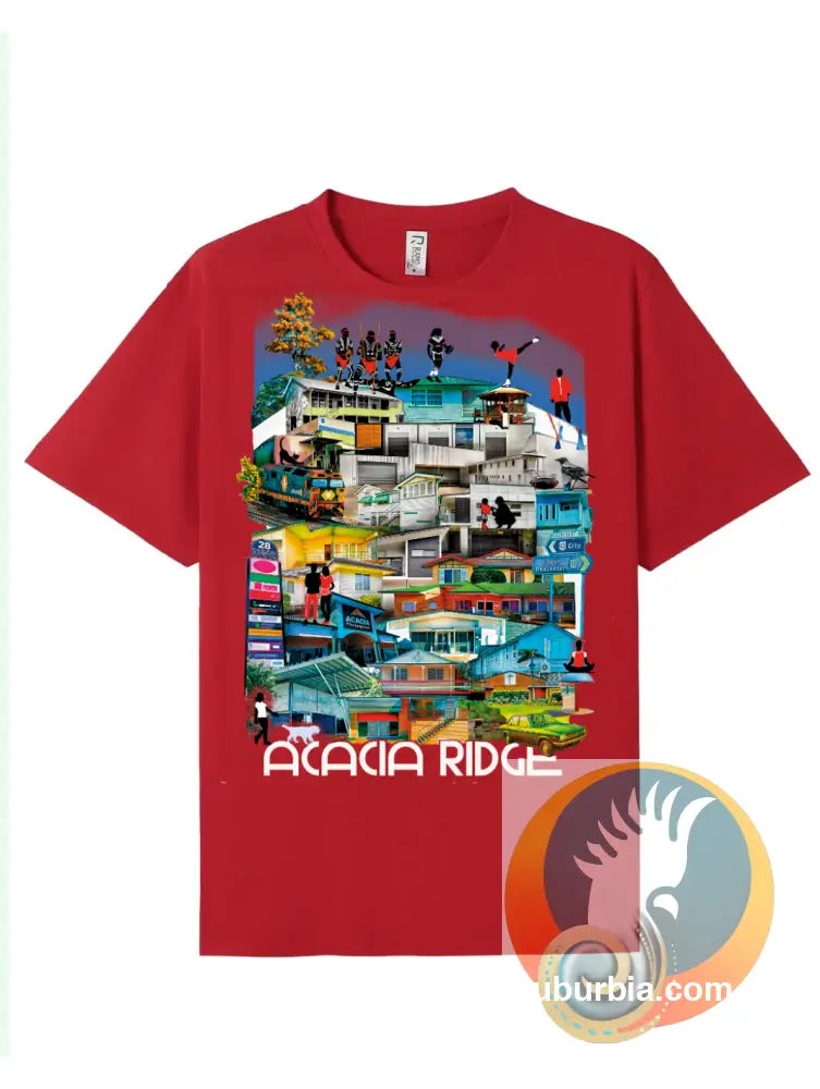 Acacia Ridge Suburban Tee - Red / XS - T-shirt