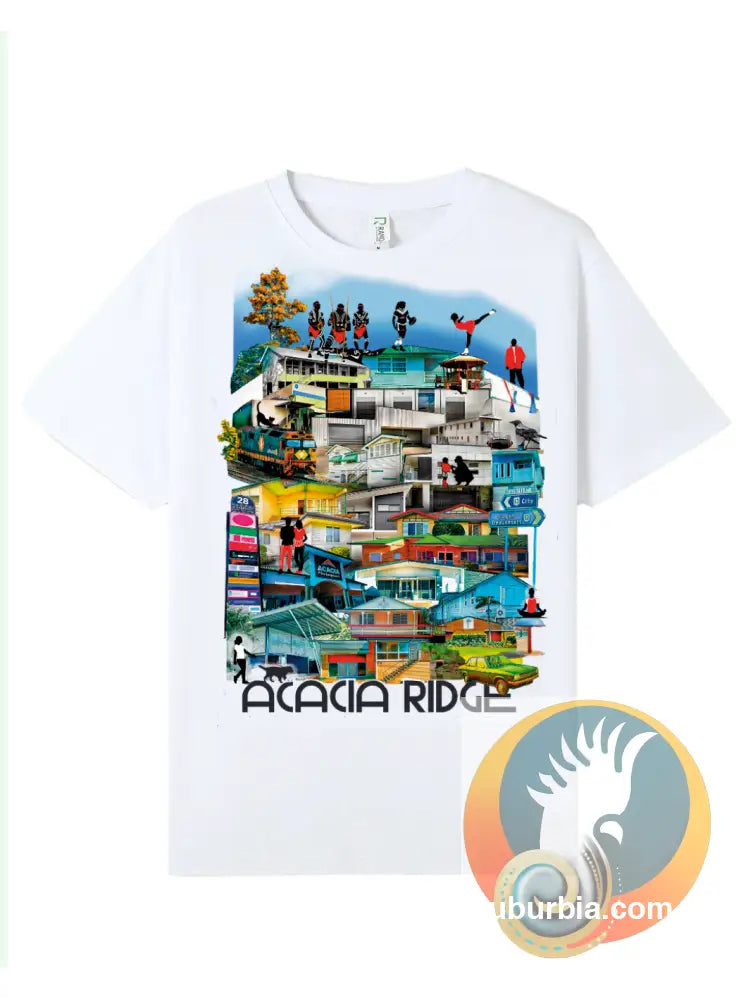 Acacia Ridge Suburban Tee - White / XS - T-shirt