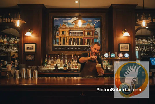 Albion: Breakfast Creek Hotel 1889. Art Print - Art Print