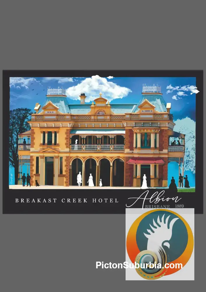 Albion: Breakfast Creek Hotel 1889. Art Print - Physical good