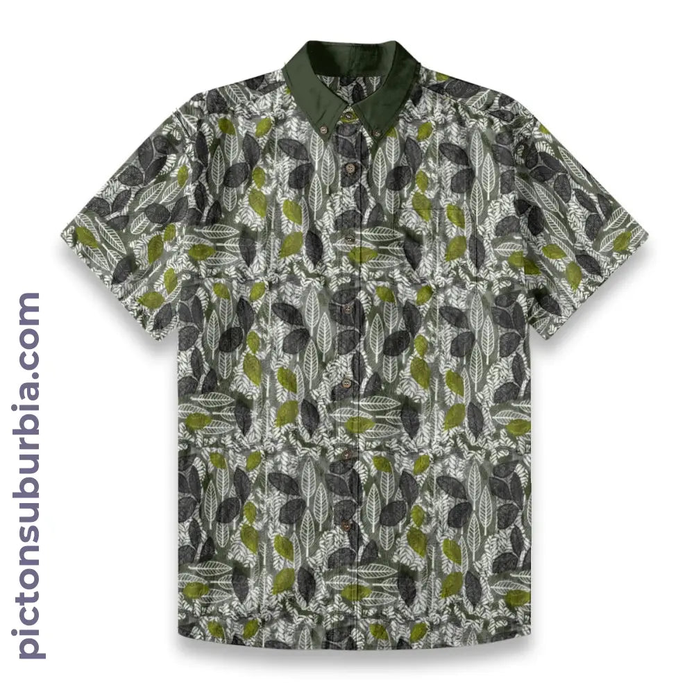 All-Over Print Men’s Breathable Shirt|140GSM Slub Cotton