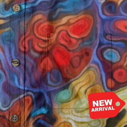 All-Over Print Men’s Breathable Shirt|140GSM Slub Cotton