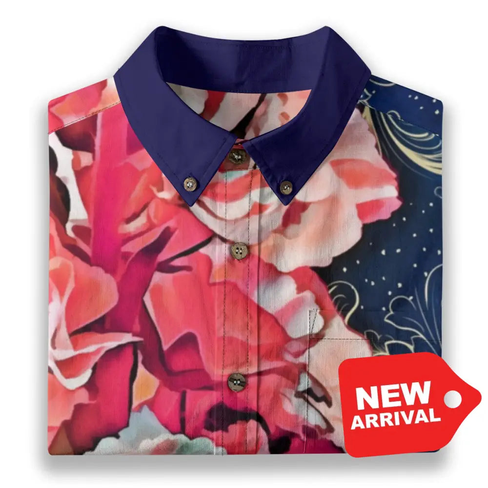All-Over Print Men’s Breathable Shirt|140GSM Slub Cotton