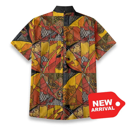 All-Over Print Men’s Breathable Shirt|140GSM Slub Cotton