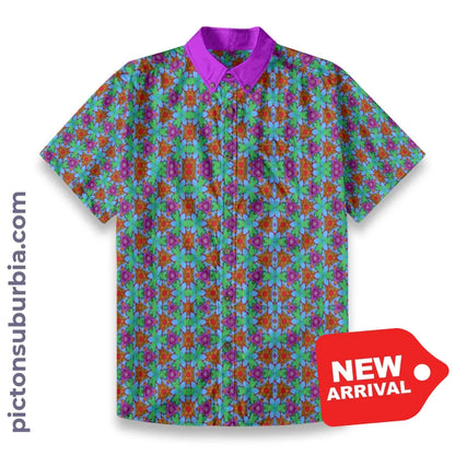 All-Over Print Men’s Breathable Shirt|140GSM Slub Cotton