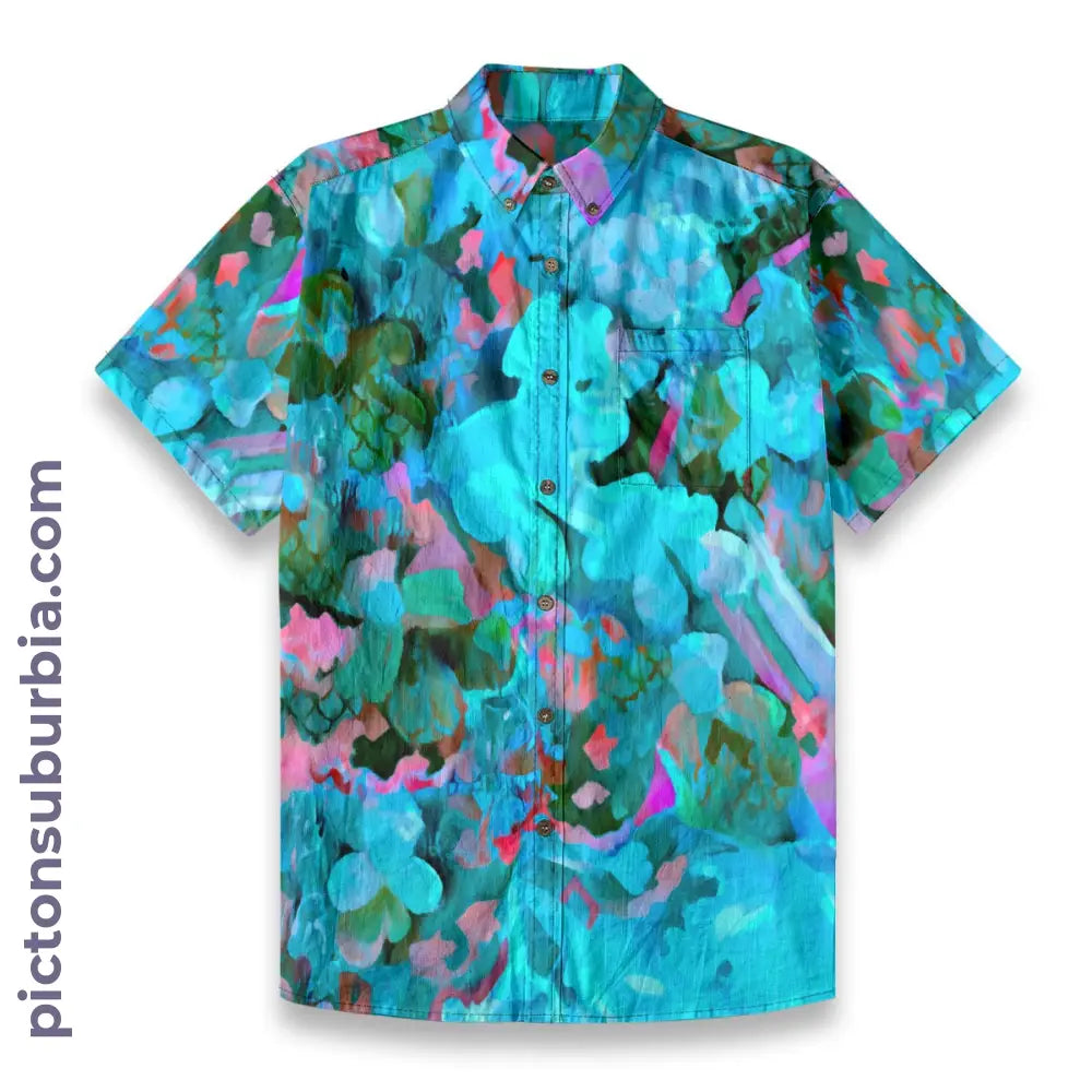 All-Over Print Men’s Breathable Shirt|140GSM Slub Cotton