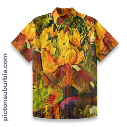 All-Over Print Men’s Breathable Shirt|140GSM Slub Cotton