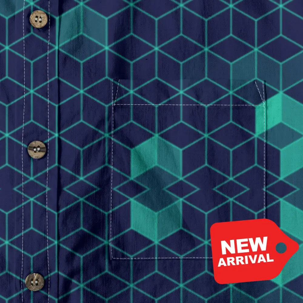 All-Over Print Men’s Breathable Shirt|140GSM Slub Cotton