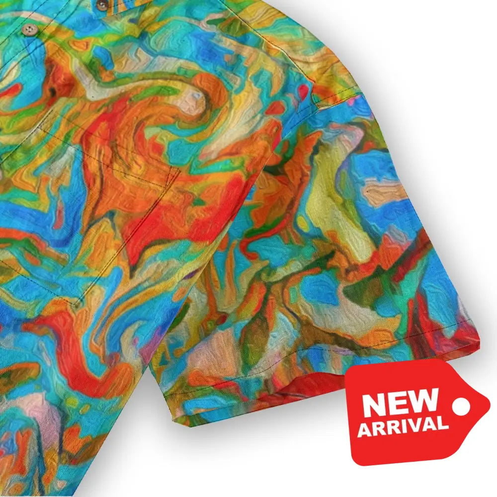 All-Over Print Men’s Breathable Shirt|140GSM Slub Cotton