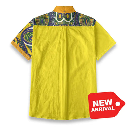 All-Over Print Men’s Breathable Shirt|140GSM Slub Cotton